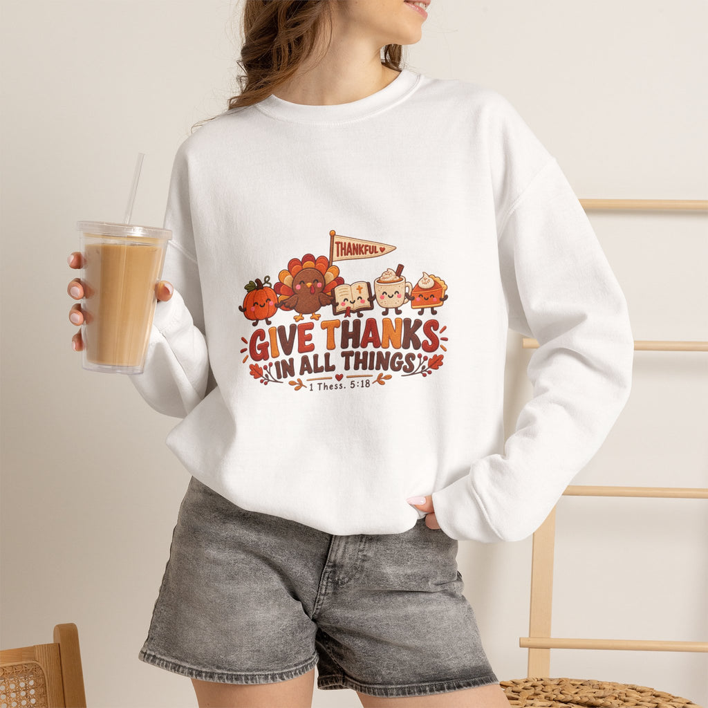 Give Thanks Pumpkin Harvest Sweatshirt