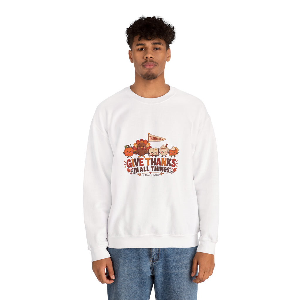 Give Thanks Pumpkin Harvest Sweatshirt