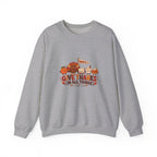 Give Thanks Pumpkin Harvest Sweatshirt in Sport Grey, front view